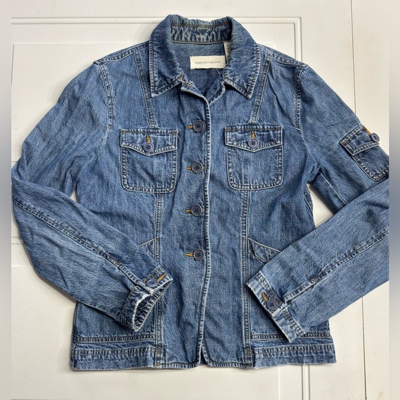 Jones New York Jackets & Blazers - Jones New York Jeans Women’s Sz S Blue Denim Jean Jacket Cotton Classic